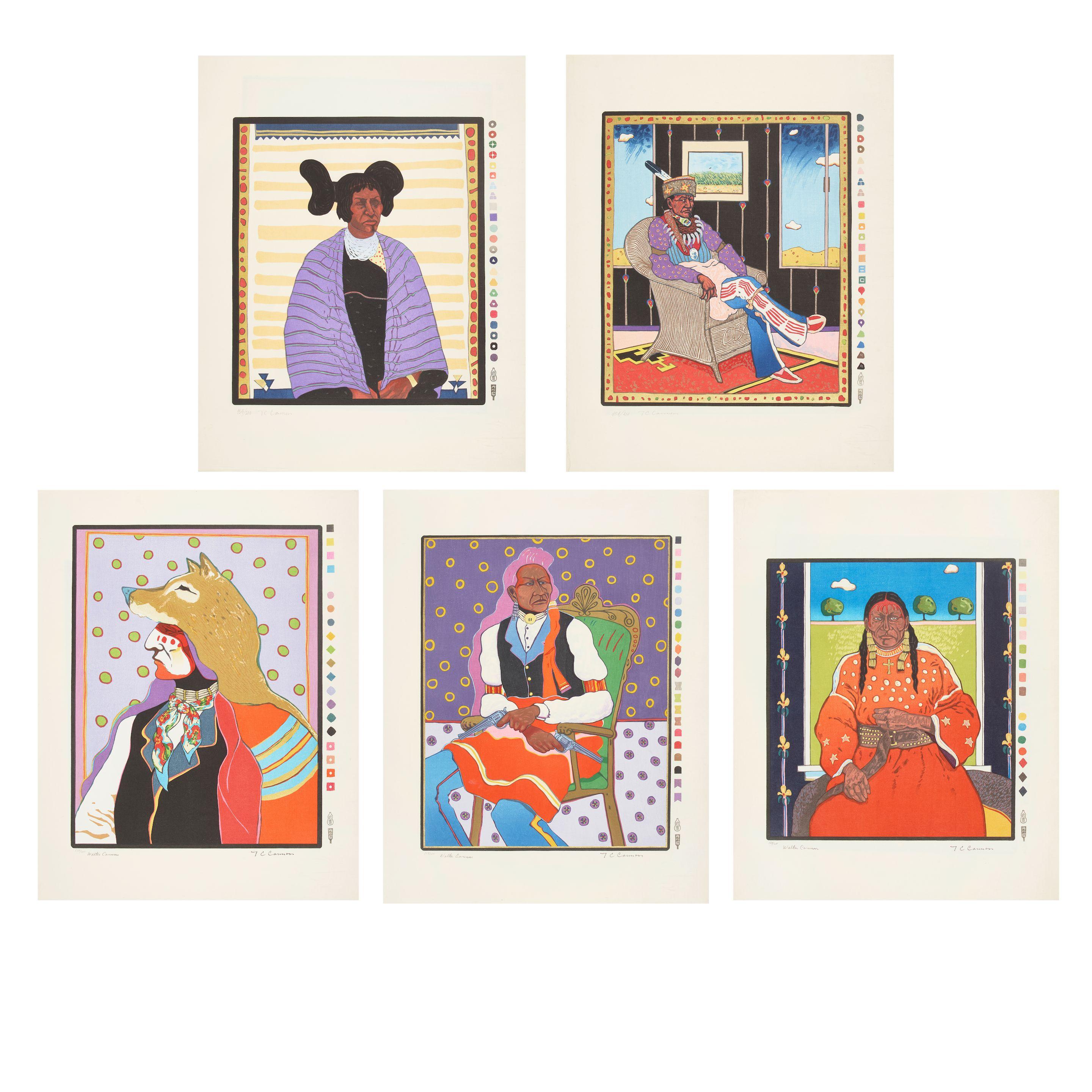 T.C. Cannon - Memorial Woodblock Suite