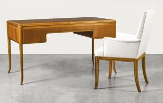 T.H. Robsjohn-Gibbings - Desk And Chair
