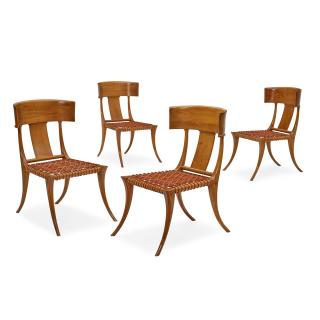 T.H. Robsjohn-Gibbings - Set of Four Dining Chairs