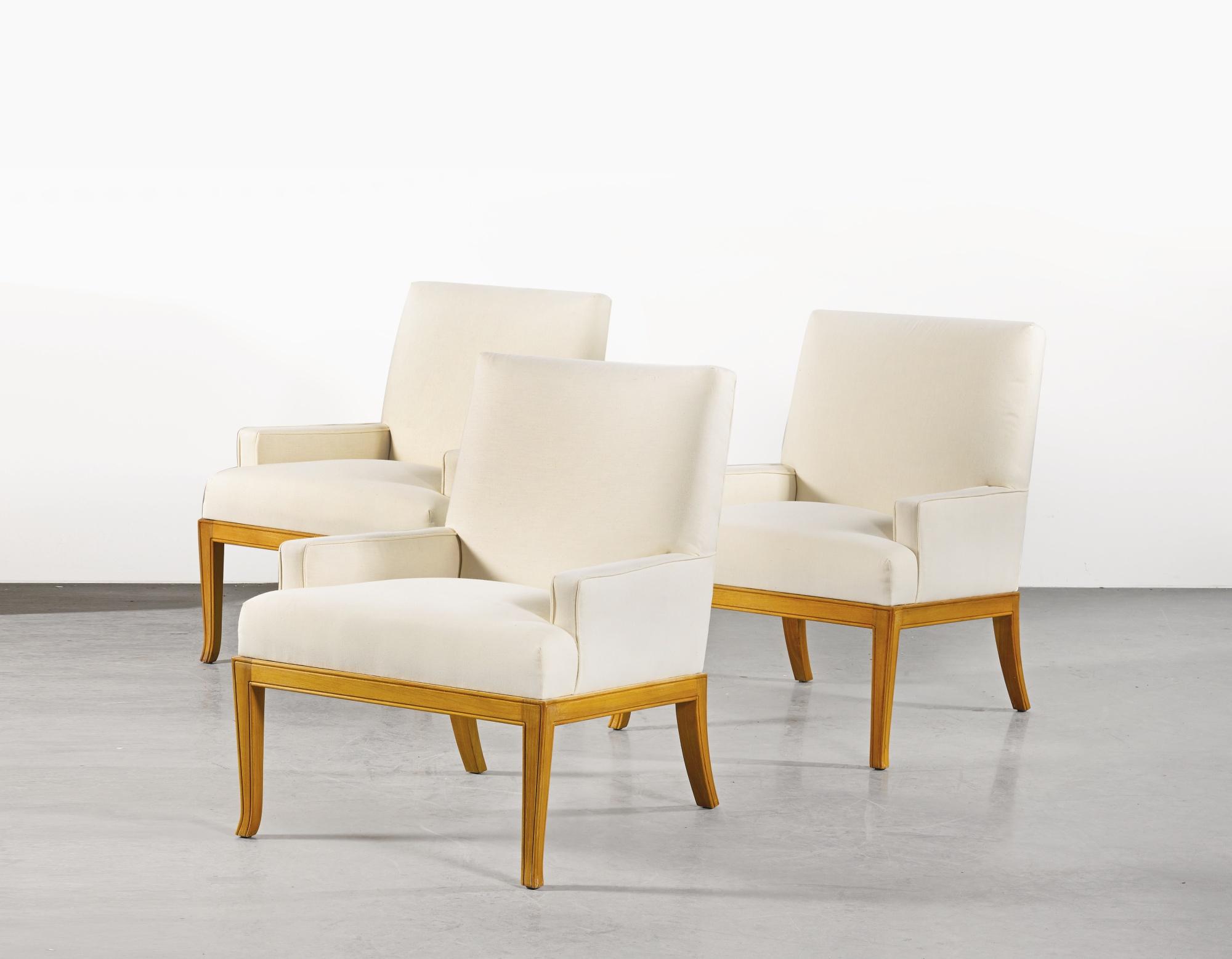 T.H. Robsjohn-Gibbings - Three Armchairs
