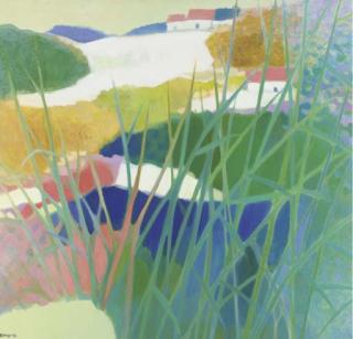 Tadashi Asoma - The village in early autumn