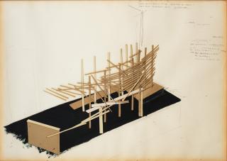 Tadashi Kawamata - Plan Kunsthalle - Dusseldorf