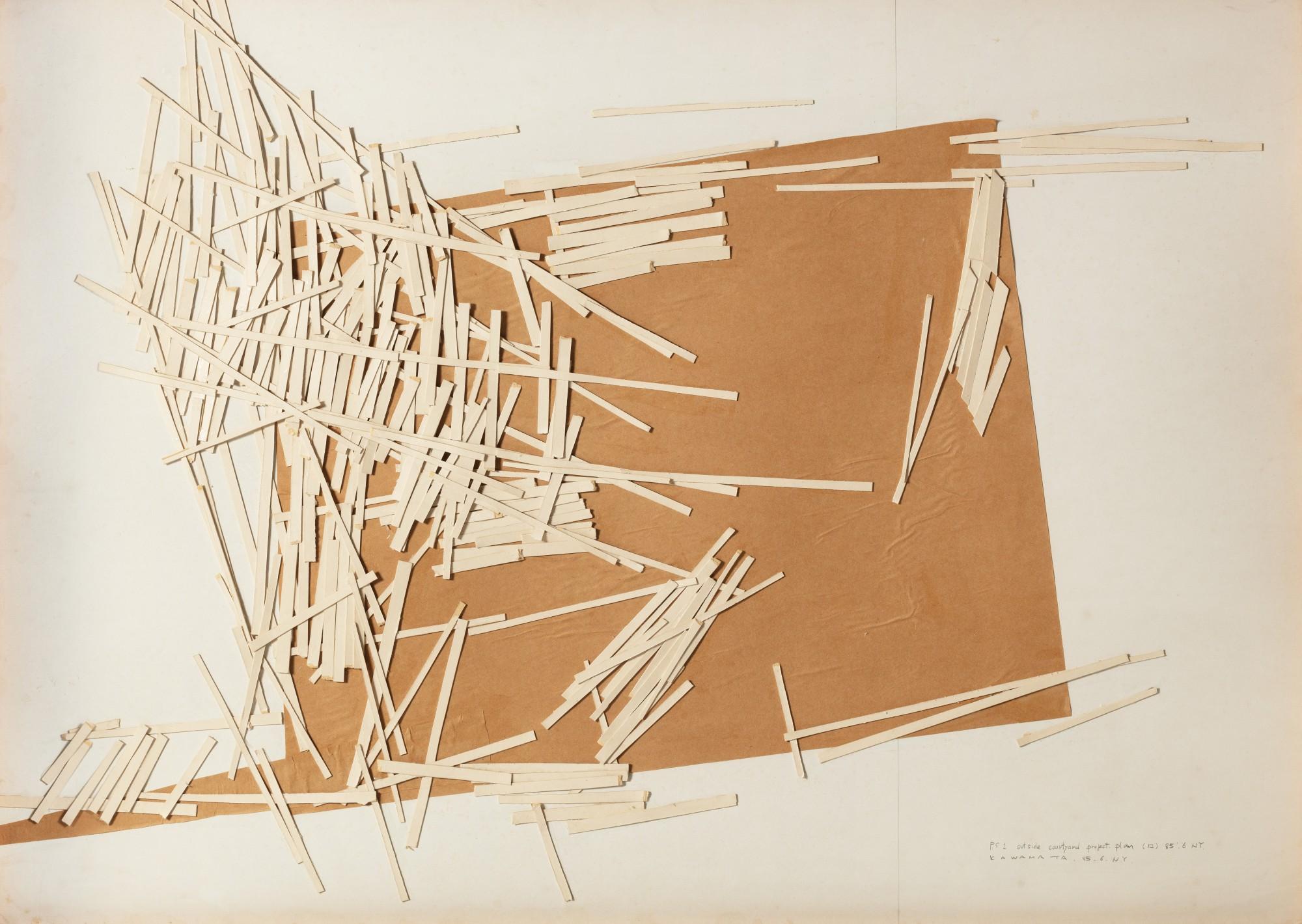 Tadashi Kawamata - Ps1 Courtyard Projcet Plan (T°)