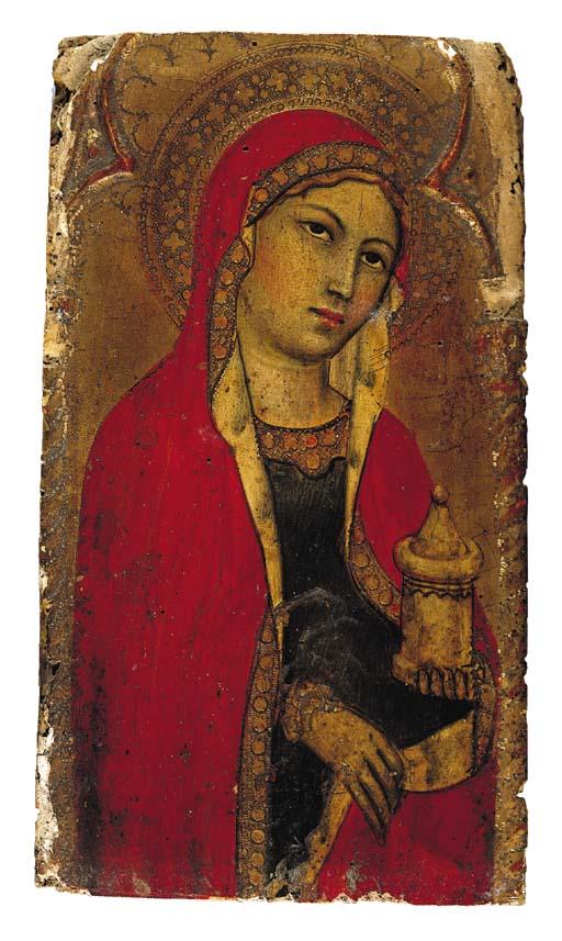 Taddeo di Bartolo - Saint Mary Magdalene: a fragment from an altarpiece
