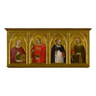 Taddeo Di Bartolo - Saints Catherine Of Alexandria, Lawrence, Dominic, And Julian