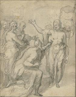 Taddeo Zuccaro - The Incredulity of Saint Thomas