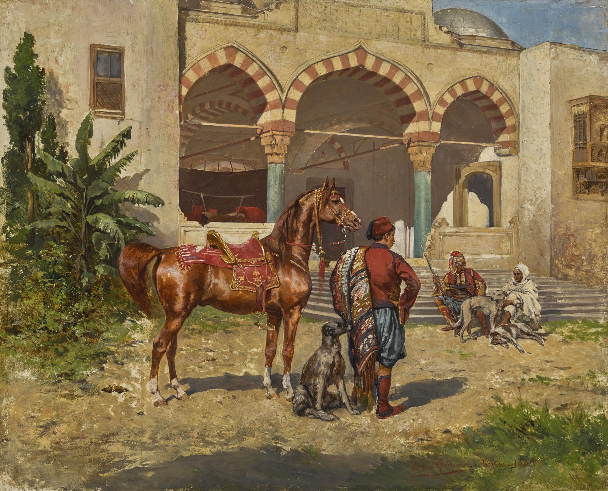 Tadeusz Ajdukiewicz - Polish a Turkish Courtyard