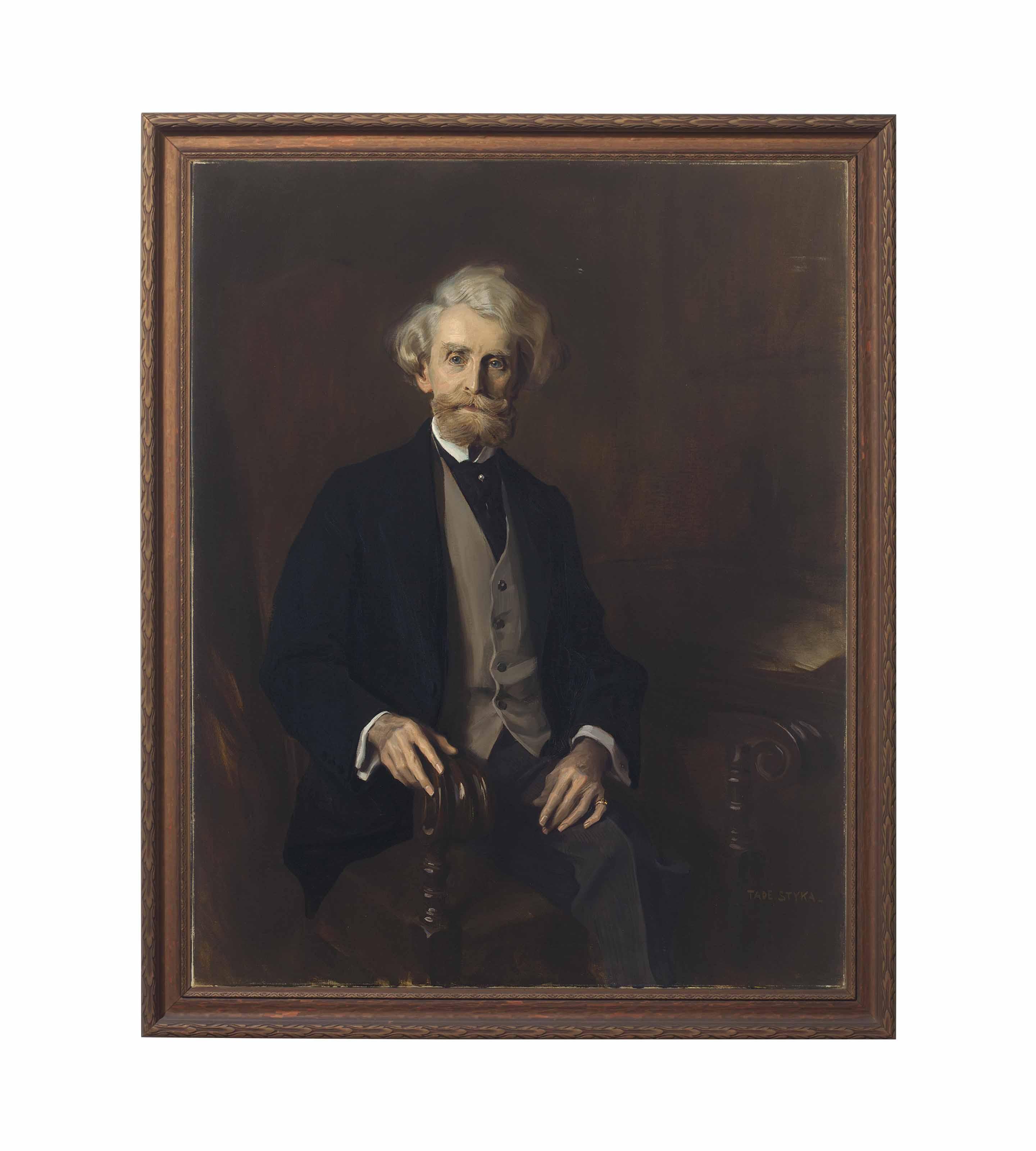 Tadeusz Styka - Portrait of William Andrews Clark (1839-1925)