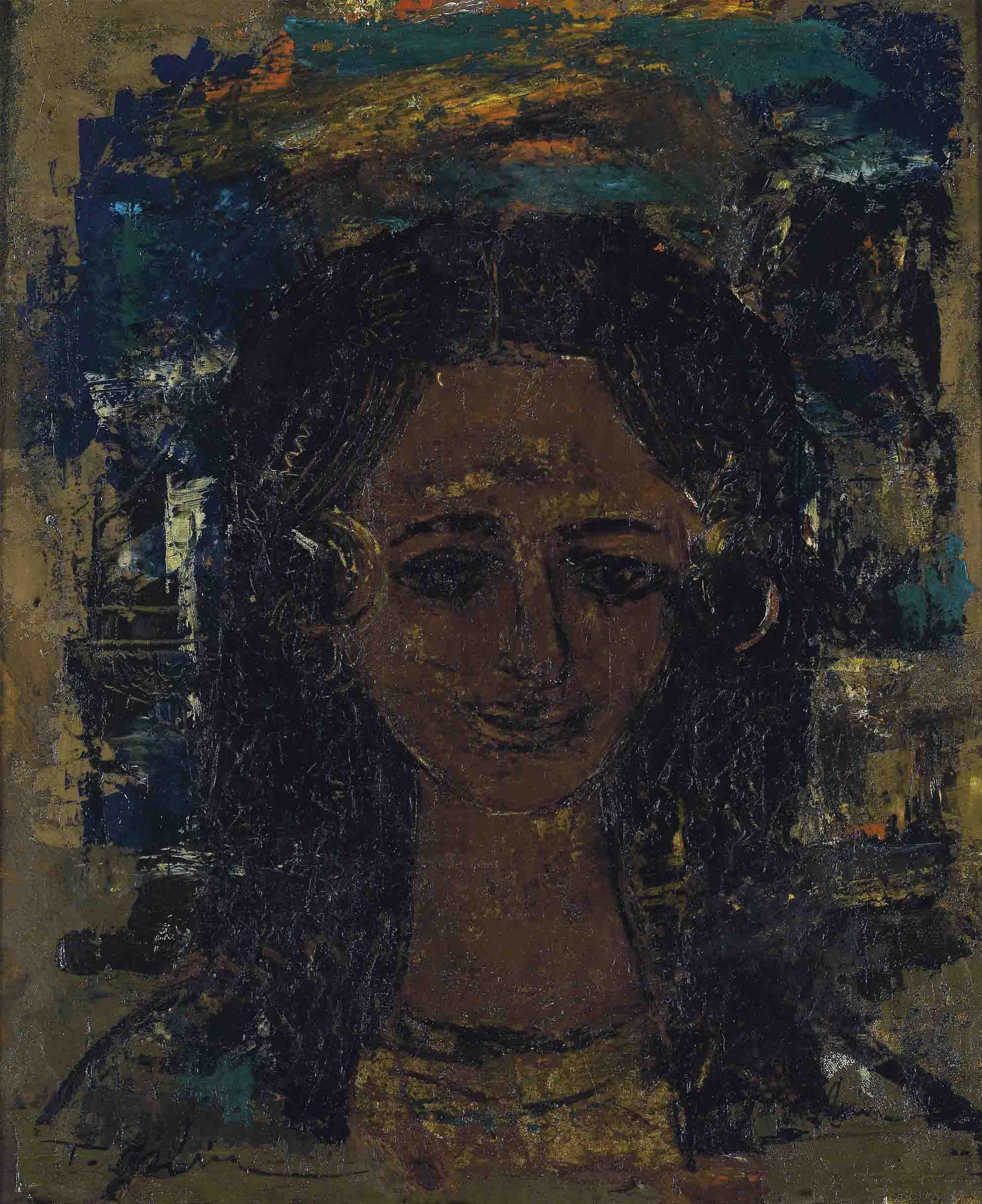 Tahia Halim - Face of a Nubian Girl