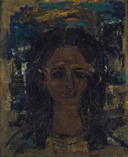 Tahia Halim - Face of a Nubian Girl