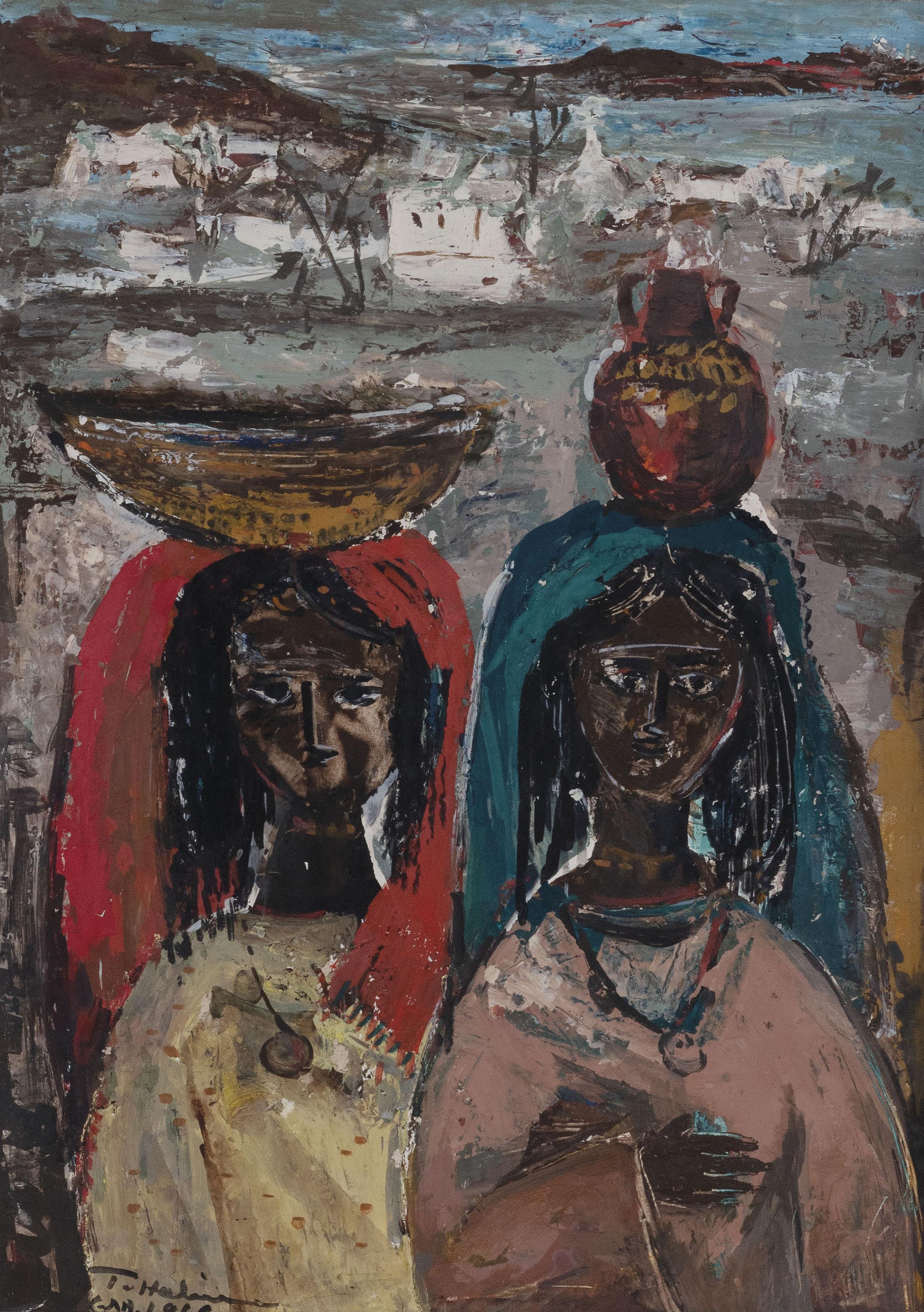 Tahia Halim - Untitled (Peasant Scene)