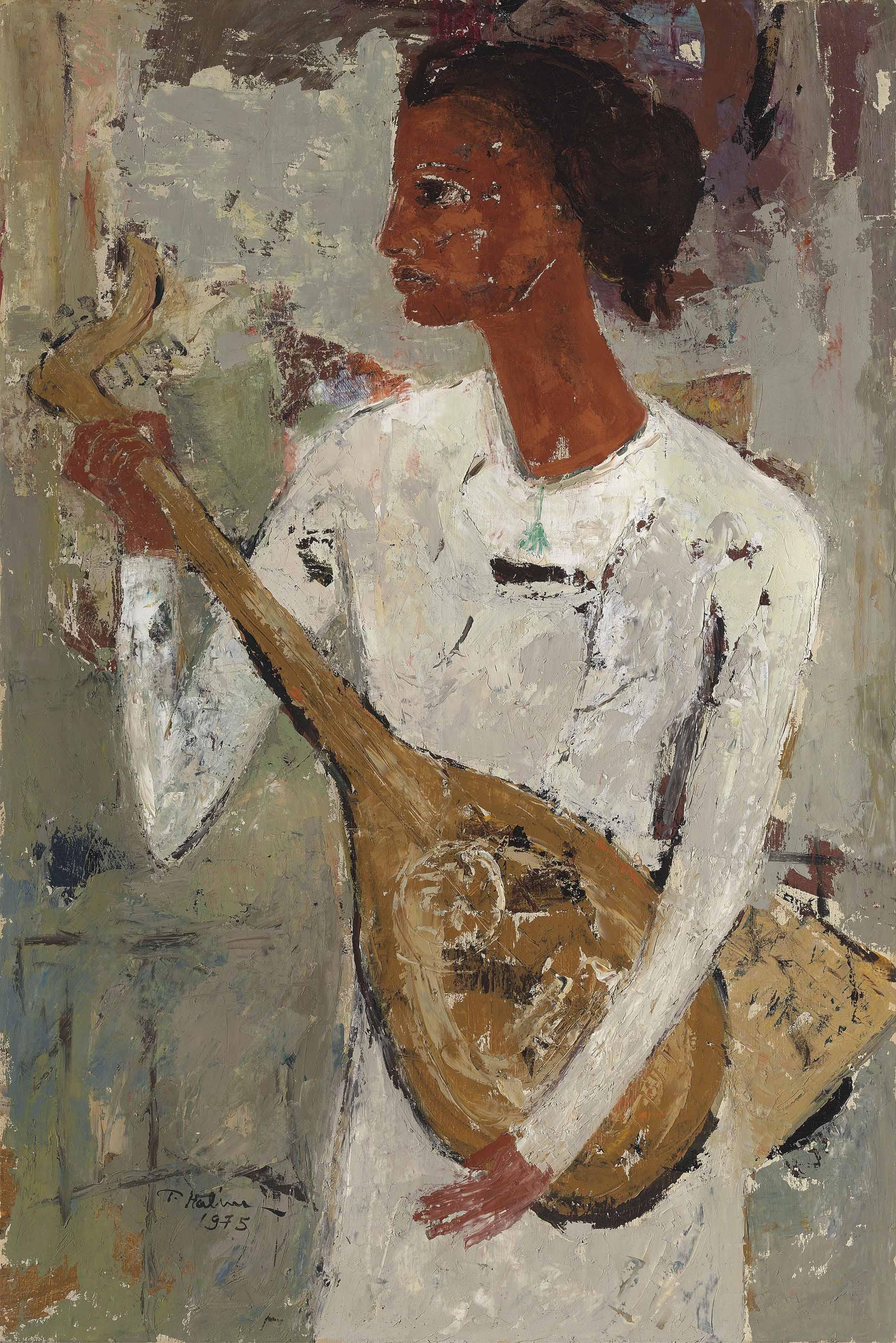 Tahia Halim - Untitled (The Lute Player)