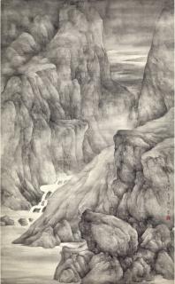 Tai Xiangzhou - Stream Amidst Lofty Mountains