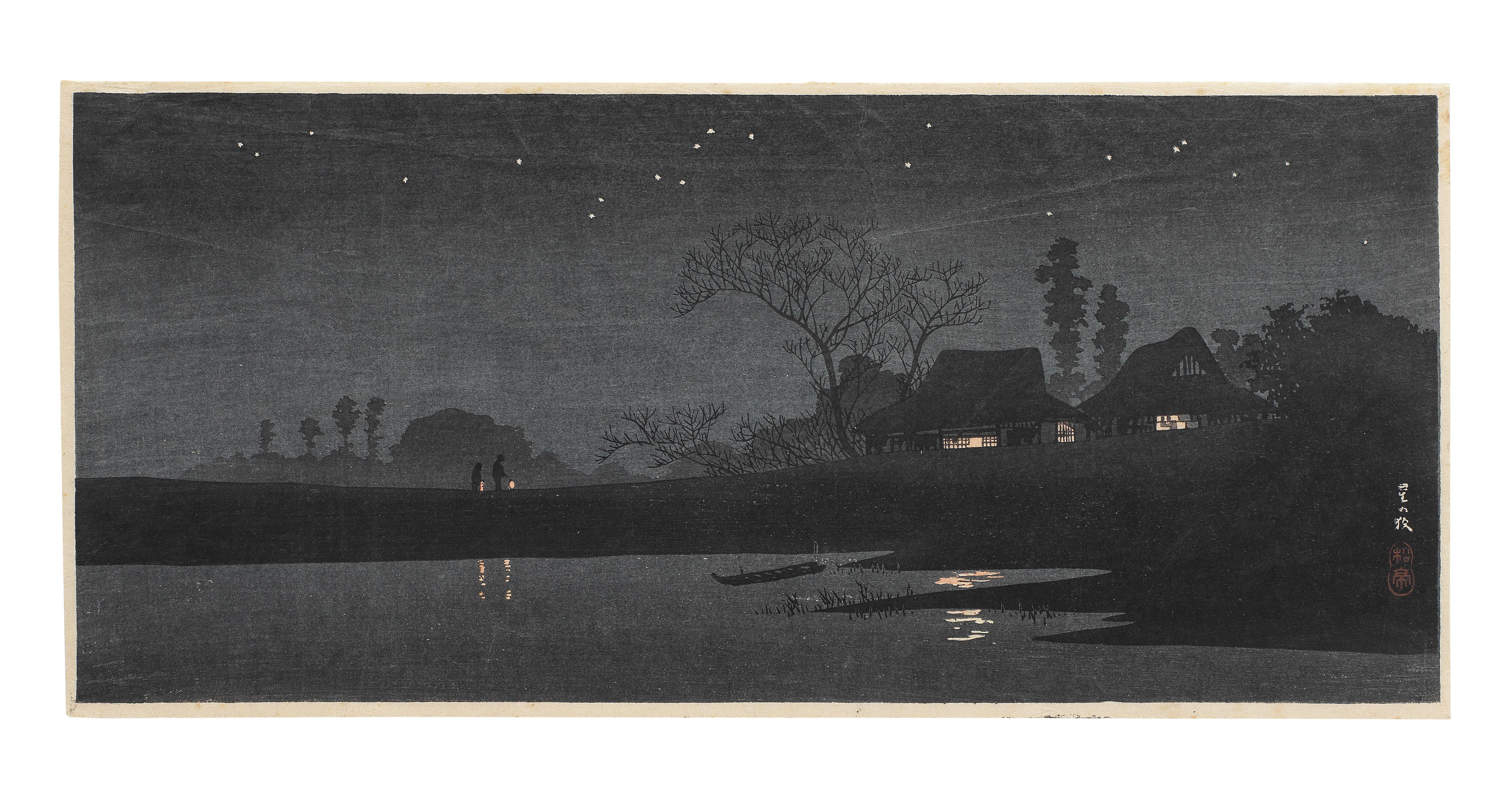 Takahashi Shotei - Tsuki no yoru (Starlit Night)