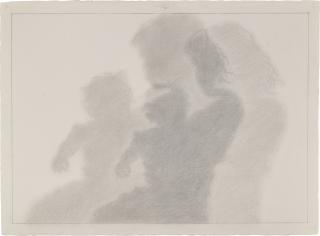 Takamatsu Jiro - Shadow Portrait of a Mother and Child (Kage no boshi zo)