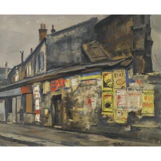 Takanori Oguiss - Affiches Sur Un Mur À Paris