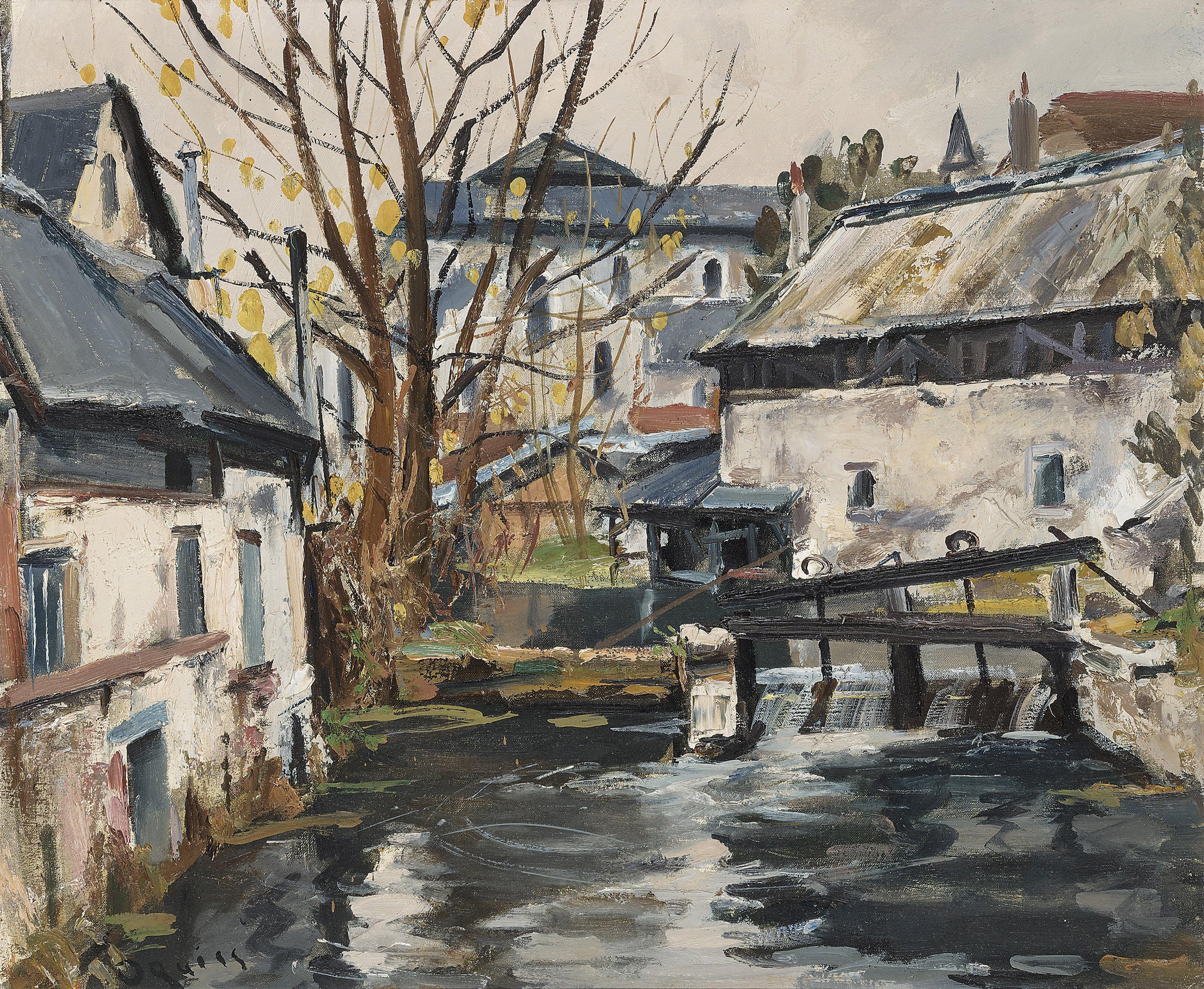 Takanori Oguiss - Chartres, écluse sur l\'Eure