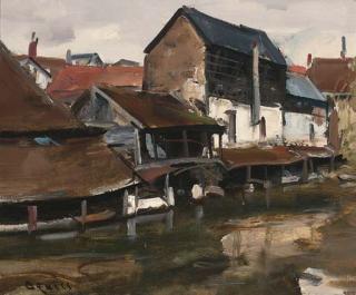 Takanori Oguiss - Lavoir à Chârtres