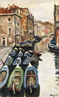 Takanori Oguiss - Le canal Sainte-Sophie, Venise