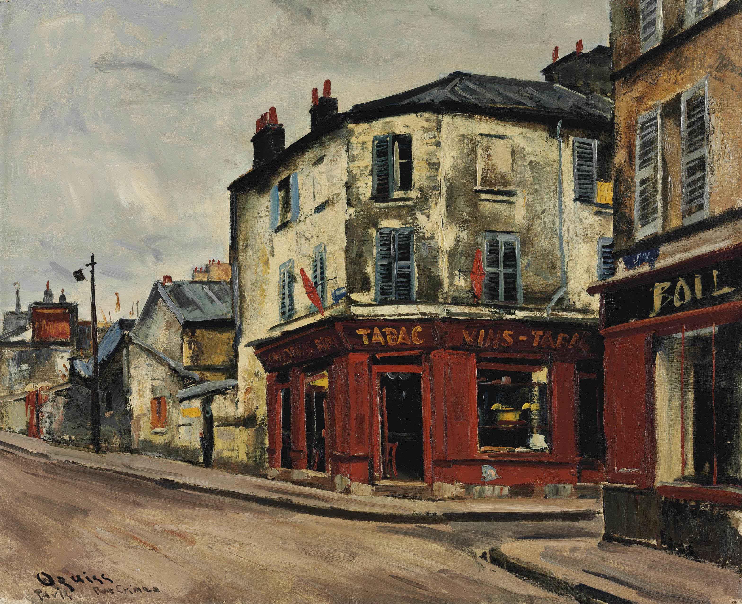 Takanori Oguiss - Rue de Crimée, tabac rouge