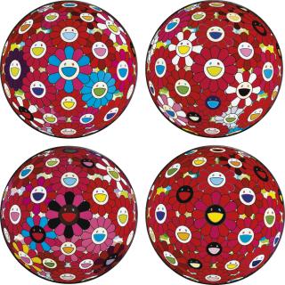Takashi Murakami - A Collection Of Ten Flowerball Prints
