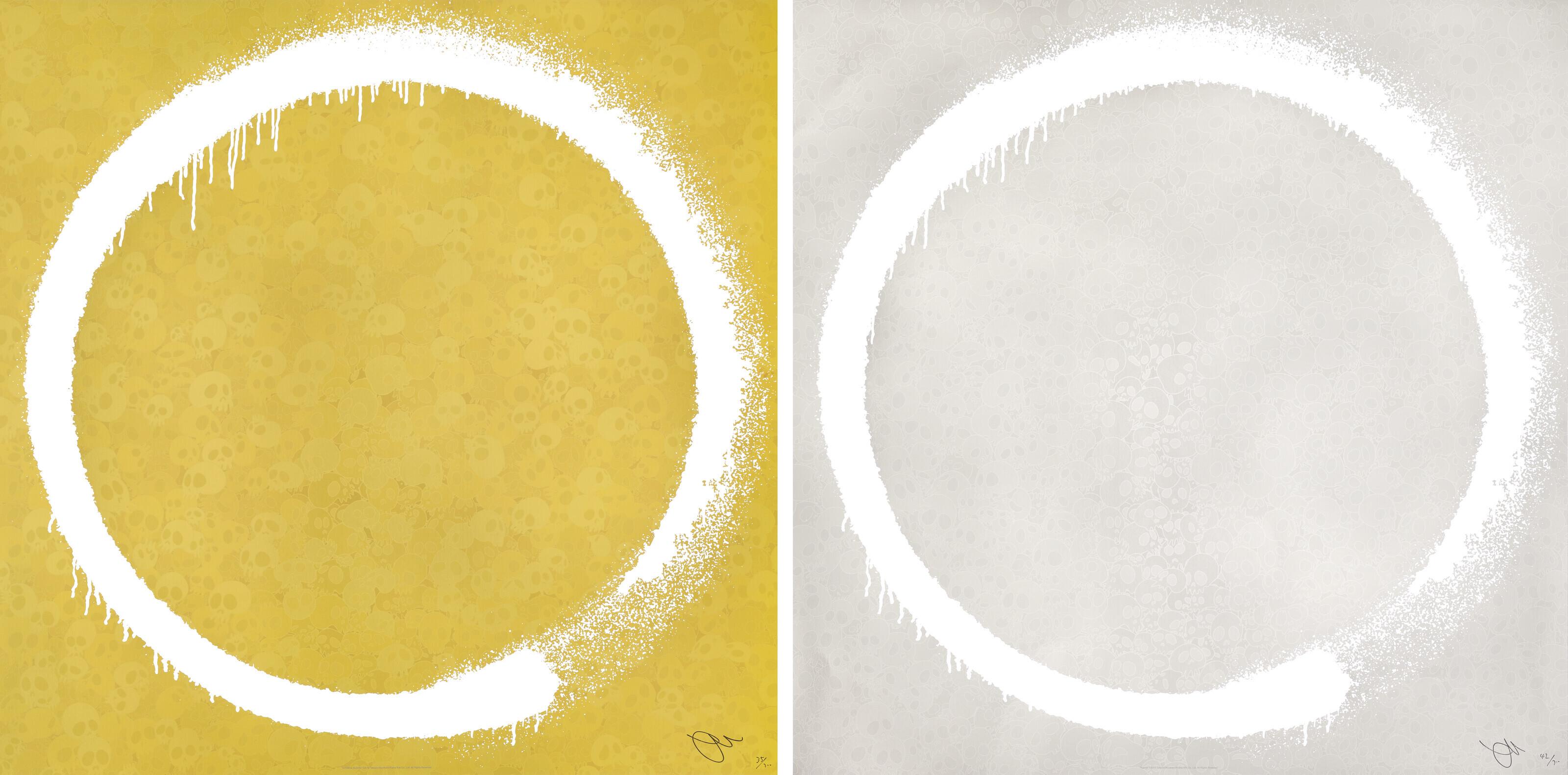 Takashi Murakami - Amitābha Buddha & Agama (two works)