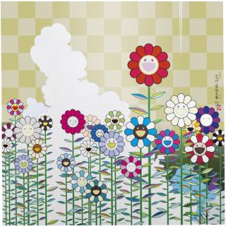 Takashi Murakami - And Then Platinum; Jellyfish Eyes - White 3; Kansei: Like The River\'S Flow; And Warm And Sunny