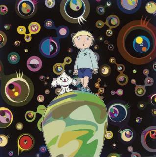 Takashi Murakami - Blackbeard; Reversed Double Helix; And Jelly Fish Eyes-Max & Shimon In The Strange Forest