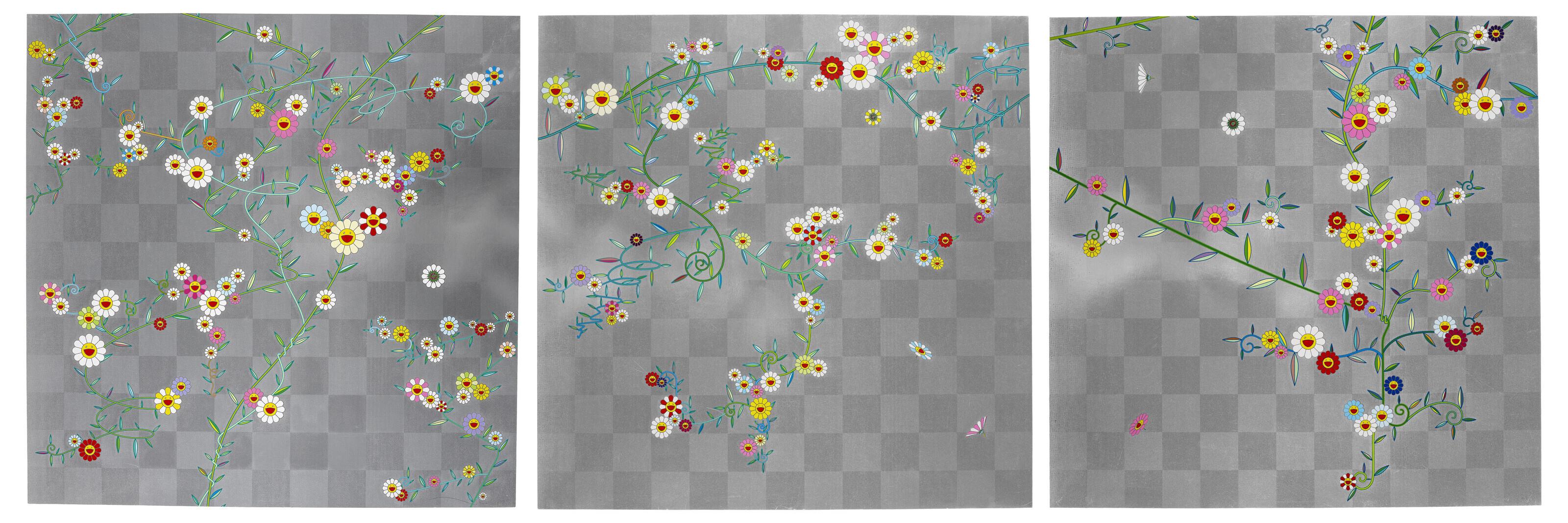 Takashi Murakami - Cube, Cube 2, Cosmos: Three Prints