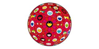 Takashi Murakami - Flower Ball (3D) - Red Ball