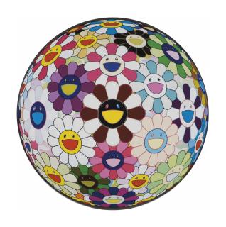 Takashi Murakami - Flower Ball (Brown)