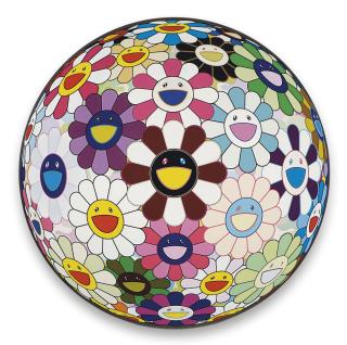Takashi Murakami - Flowerball Brown