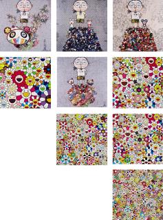 Takashi Murakami - Flowers Blooming In This World And 8 Other Works