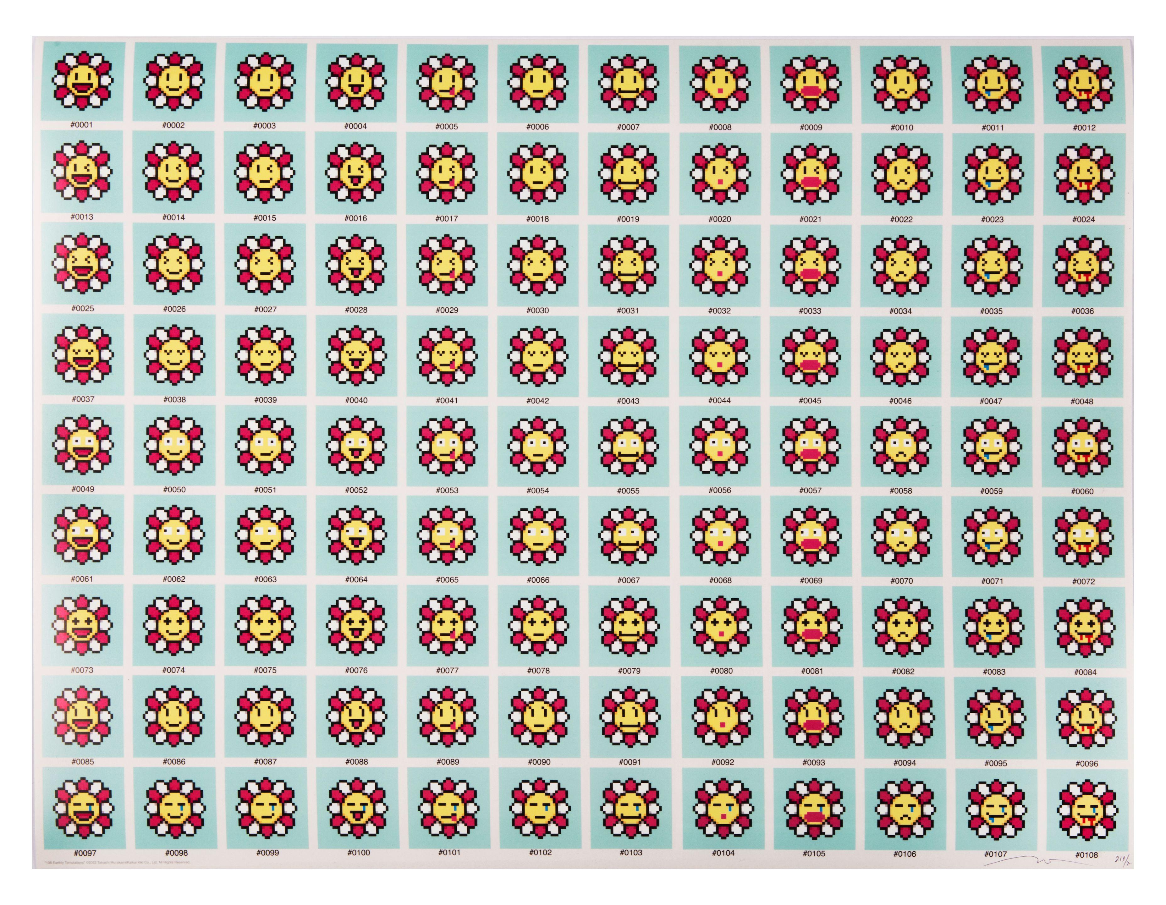 Takashi Murakami - Flowers, Circa 2018