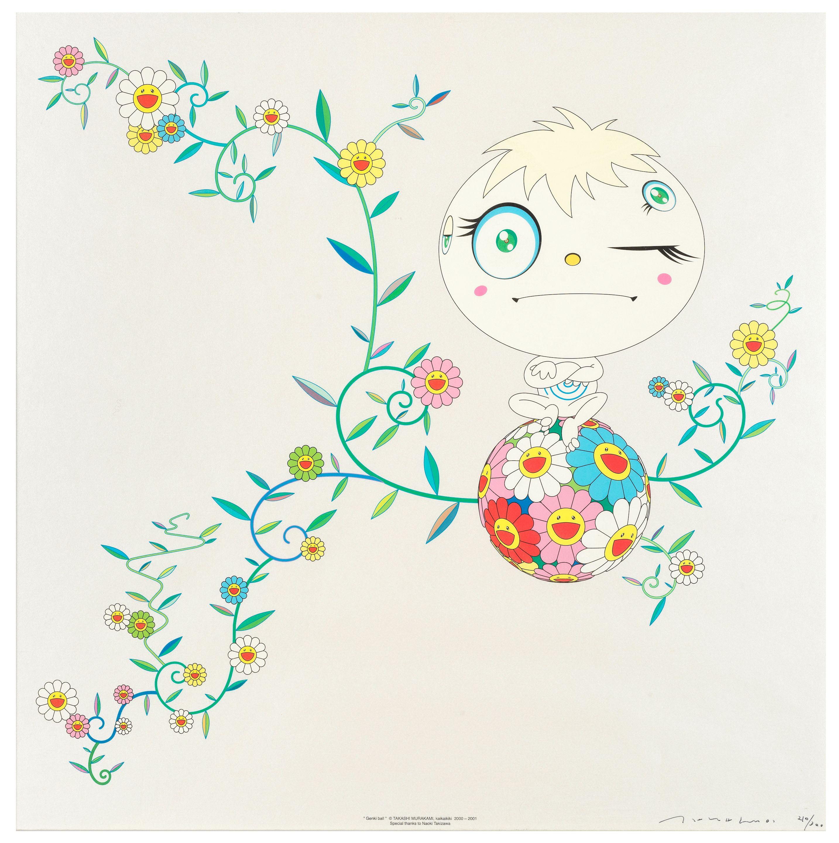 Takashi Murakami - Genki Ball, 2000-2001