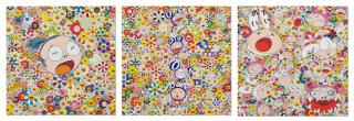 Takashi Murakami - I. Self Portrait/ Ii. Dob Totem Pole/ Iii. Lots, Lots Of Kaikai And Kiki (From The New Day Series)(Three Works) I.