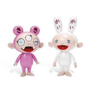 Takashi Murakami - Kaikai-Chan; & Kiki-Chan (Both Blue Eyes)