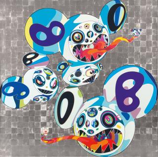 Takashi Murakami - Melting Dob: Complex Blue