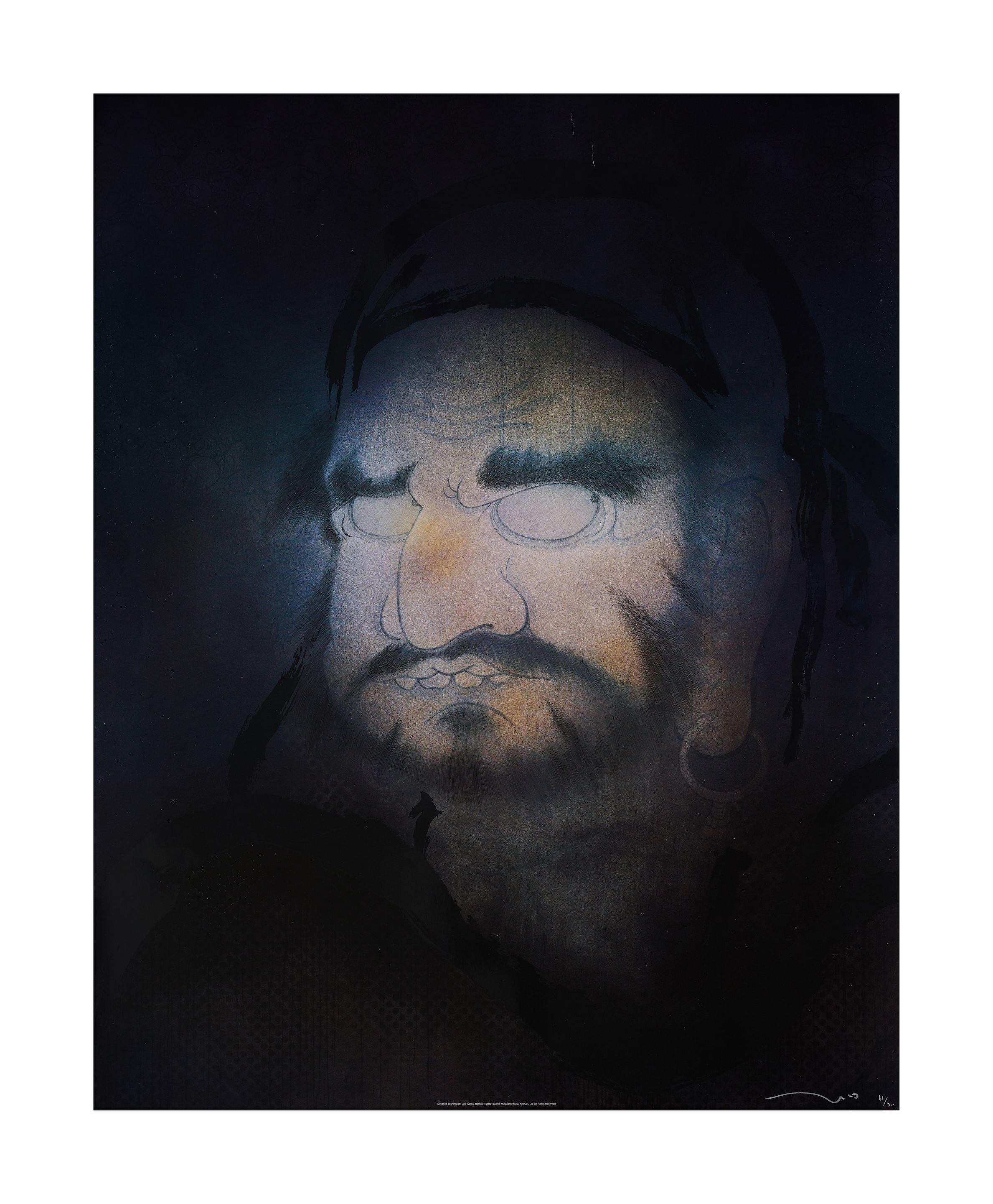 Takashi Murakami - Mirroring your image: Take A Bow, Hakuin, 2010