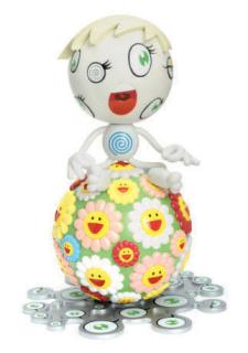 Takashi Murakami - Mister Wink, Cosmos Ball
