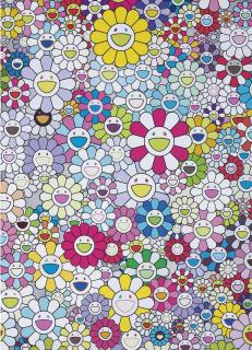 Takashi Murakami - Multicolor Flowers