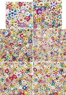 Takashi Murakami - Open Your Hands Wide, Embrace Happiness! (And Five Other Works)