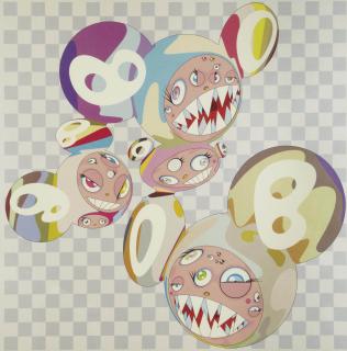 Takashi Murakami - Para-Kiti Dob; Jelly Fish Eyes