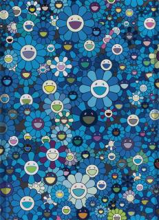 Takashi Murakami - Poporoke Forest; I Know Not. I Know; And An Homage To Ikb, 1957