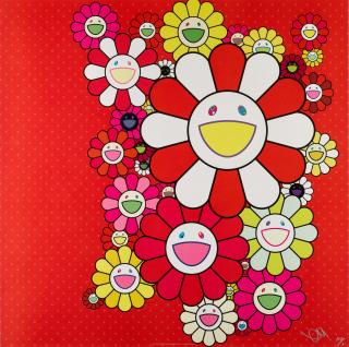 Takashi Murakami - Rose Velvet; And Blue Velvet