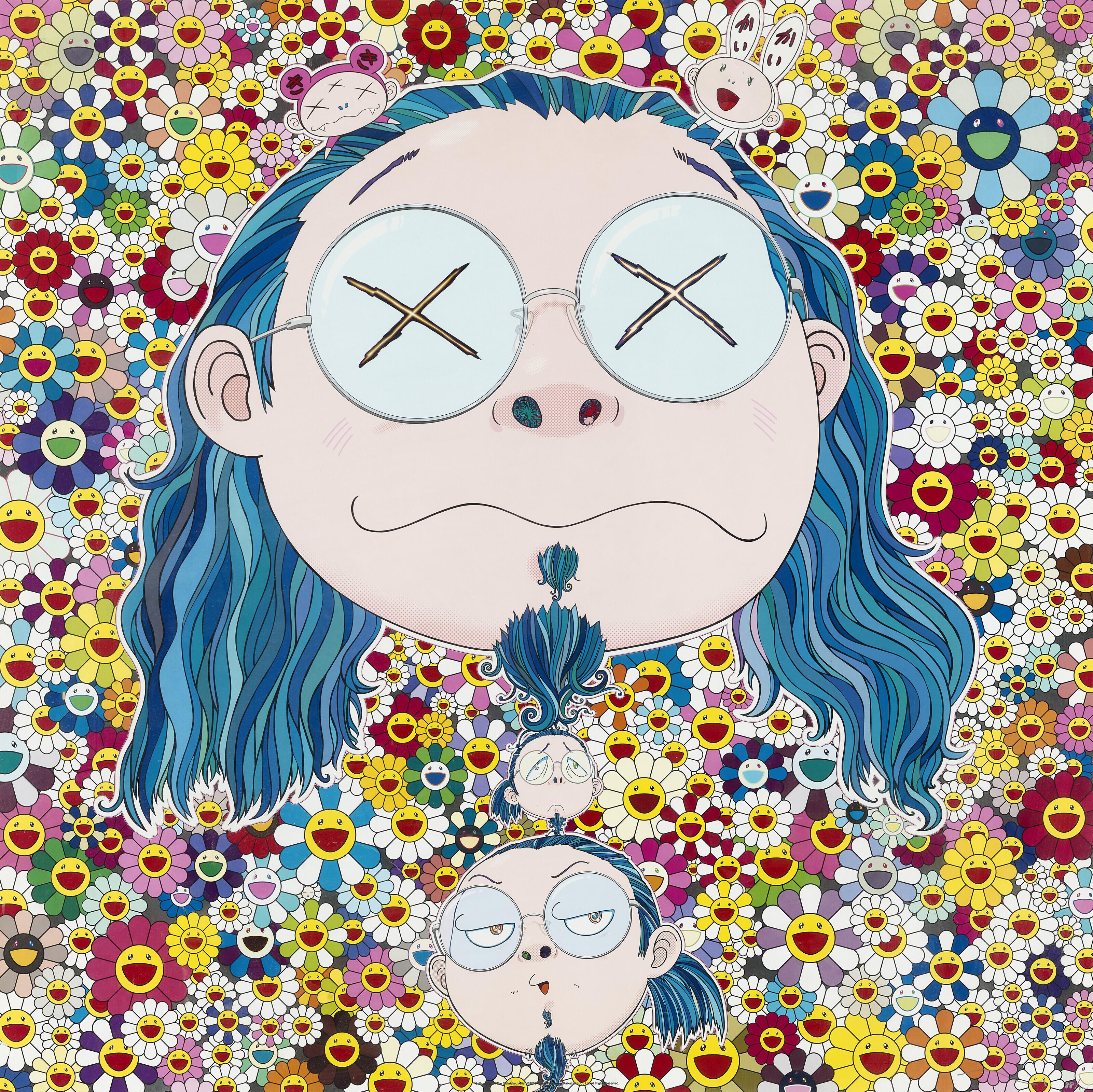 Takashi Murakami - Self-portrait of the Distressed Artist