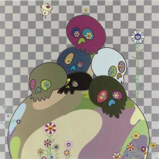 Takashi Murakami - Skulls Rock
