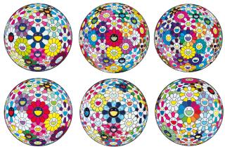 Takashi Murakami - THOUGHTS ON MATISSE; FLOWERBALL: OPEN YOUR HANDS WIDE; AWAKENING; FLOWERBALL: WANT TO HOLD YOU; FLOWERBALL MULTICOLOR; & THE FLOWERBALL’S PAINTERLY CHALLENGE