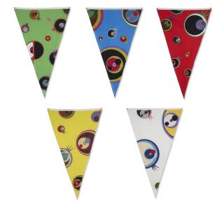 Takashi Murakami - Untitled (Flags)