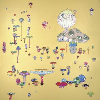 Takashi Murakami - Untitled (Gold)